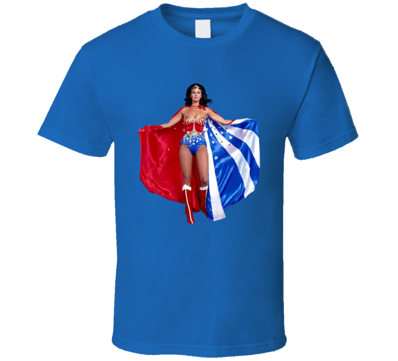 Wonder Woman Cape Lynda Carter Retro Tv T Shirt Wonder Woman Cape Lynda Carter Retro Tv T Shirt