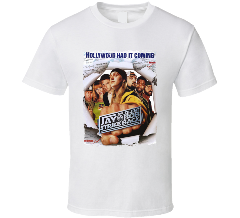 Jay And Silent Bob Strike Back Movie T Shirt Jay And Silent Bob Strike Back Movie T Shirt