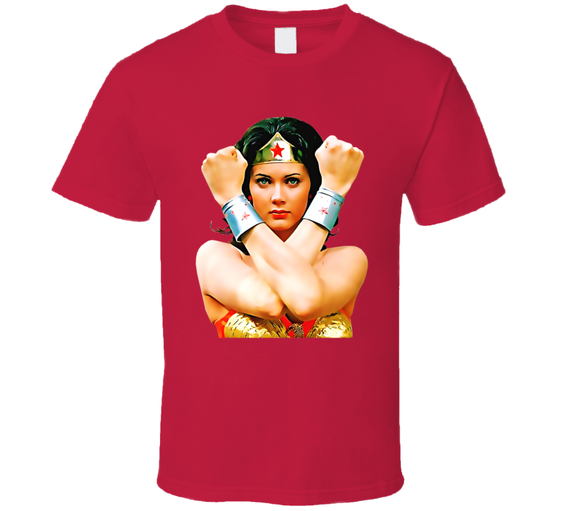 Wonder Woman Power Stance Retro Tv T Shirt Wonder Woman Power Stance Retro Tv T Shirt