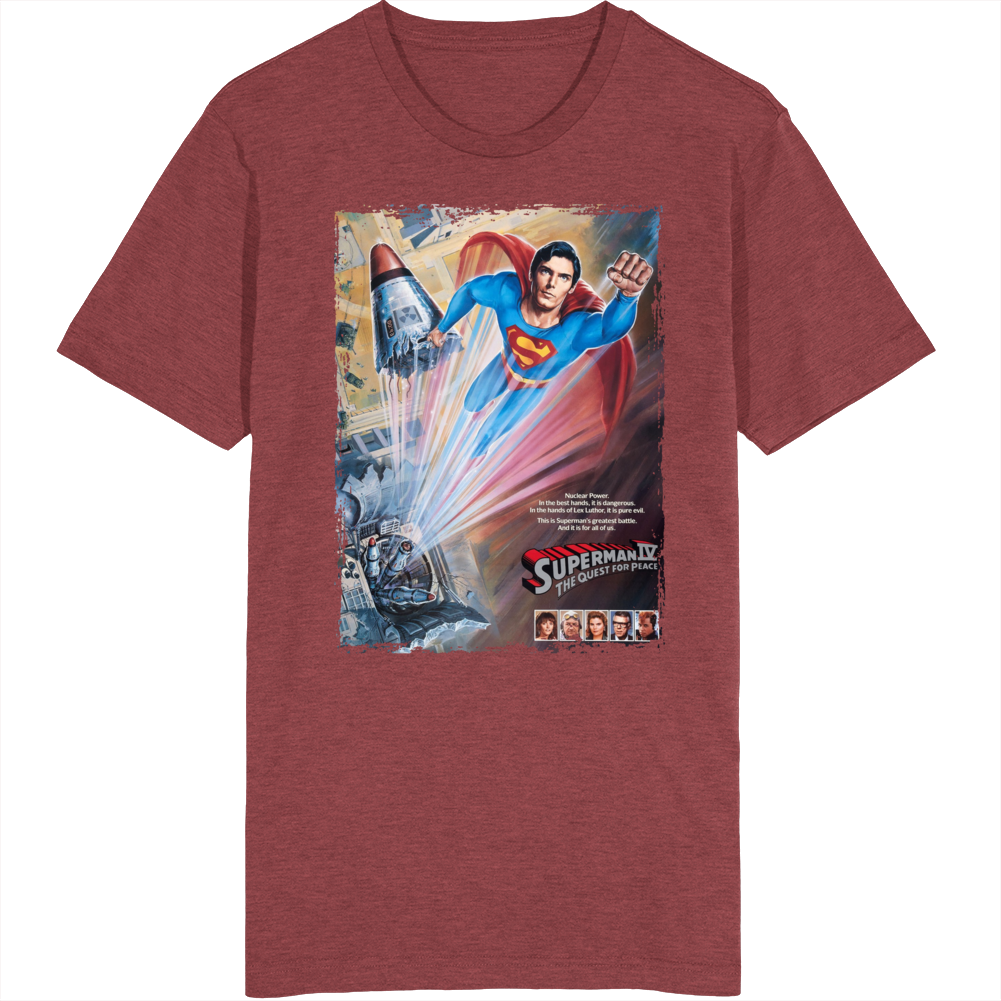 Superman 4 The Quest For Peace T Shirt Superman 4 The Quest For Peace T Shirt