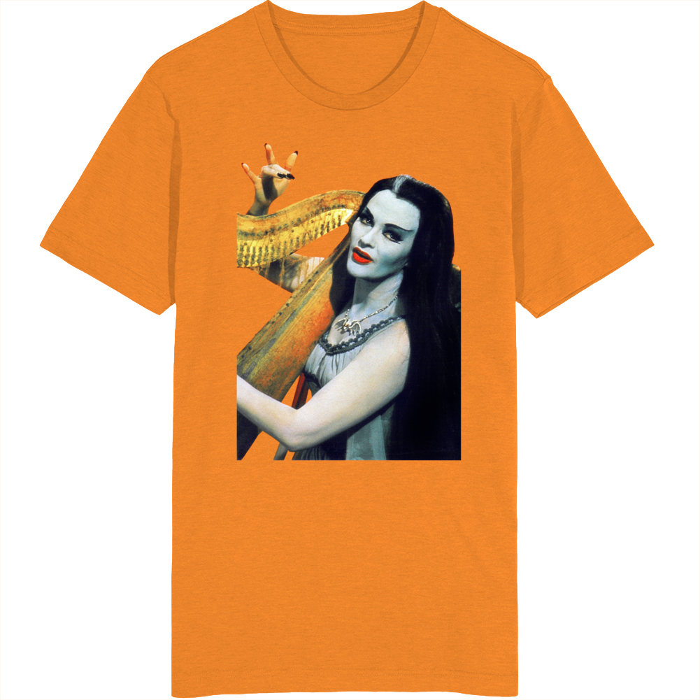 Lily Munster Playing The Hearp T Shirt Lily Munster Playing The Hearp T Shirt