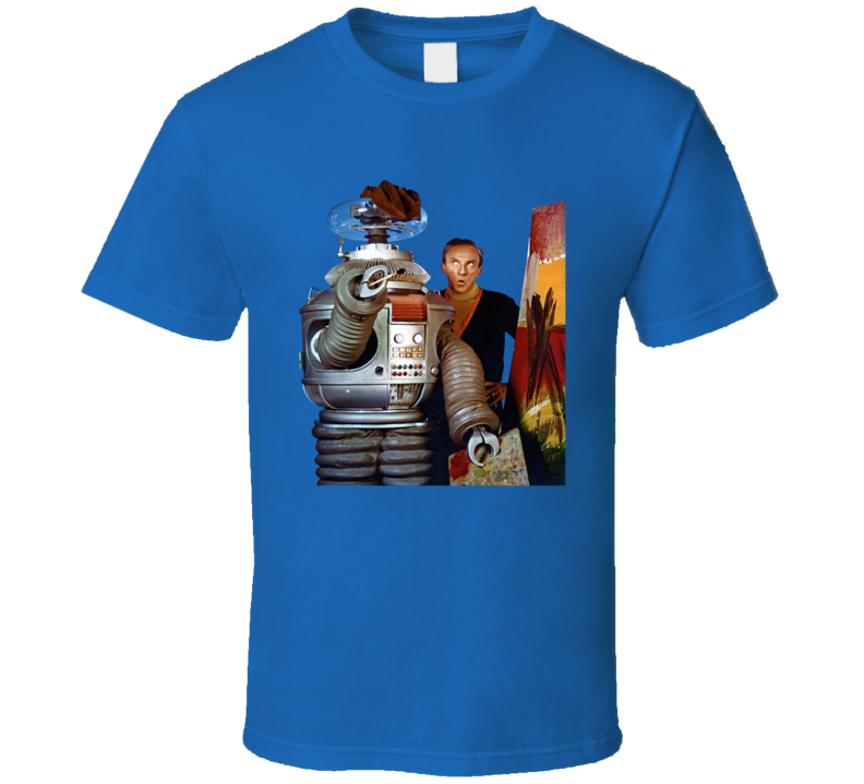 Lost In Space 60s Robot Dr Smith Painting T Shirt Lost In Space 60s Robot Dr Smith Painting T Shirt
