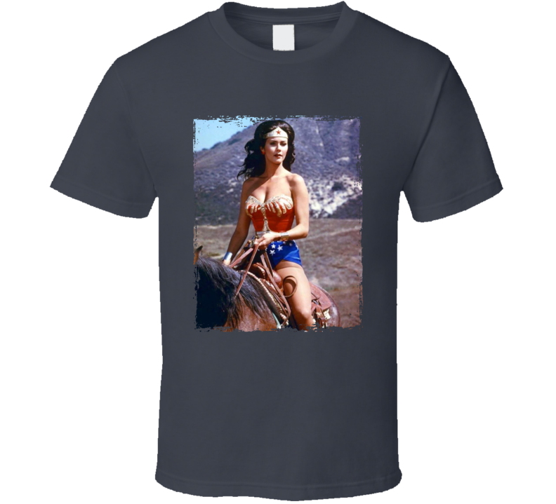 Wonder Woman Riding A Horse Lynda Carter T Shirt Wonder Woman Riding A Horse Lynda Carter T Shirt