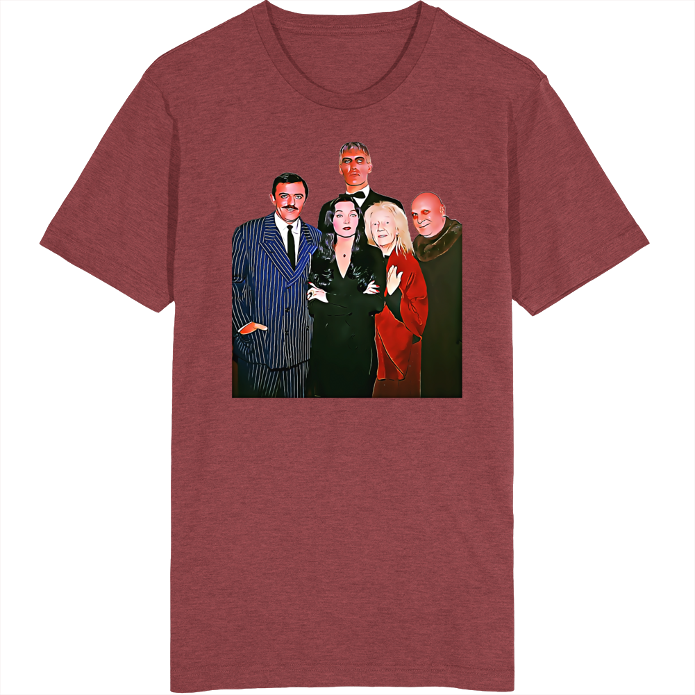 The Addams Family 60s Cast T Shirt The Addams Family 60s Cast T Shirt