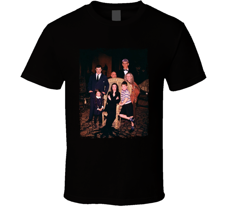 The Addams Family 60s Cast T Shirt The Addams Family 60s Cast T Shirt