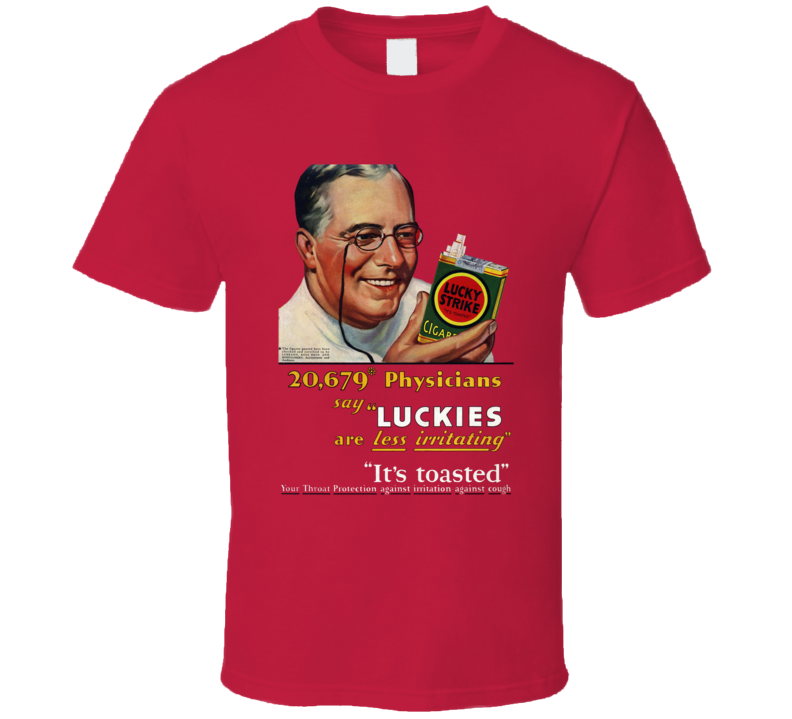 Lucky Strike Vintage Ad T Shirt Lucky Strike Vintage Ad T Shirt