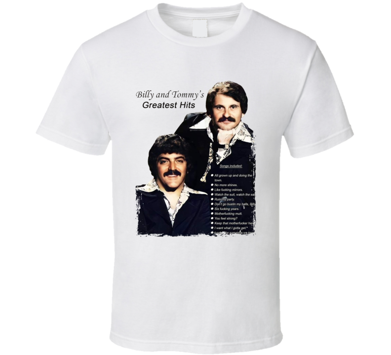 Billy And Tommy's Greatest Hits Pesci T Shirt Billy And Tommy's Greatest Hits Pesci T Shirt
