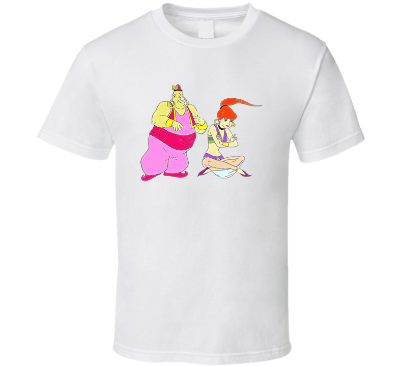 Jeannie And Babu Cartoon T Shirt Jeannie And Babu Cartoon T Shirt