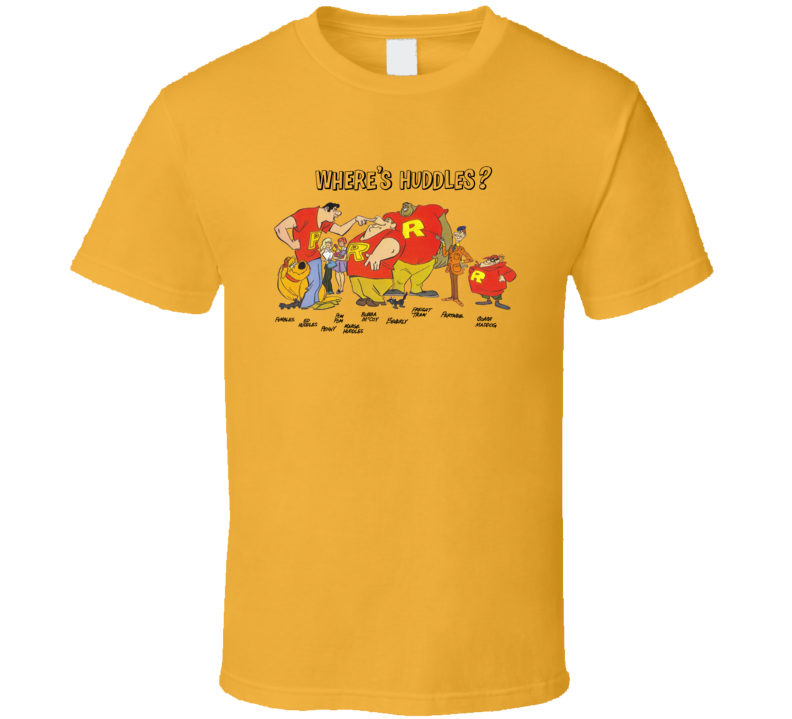 Where's Huddles Cartoon T Shirt Where's Huddles Cartoon T Shirt