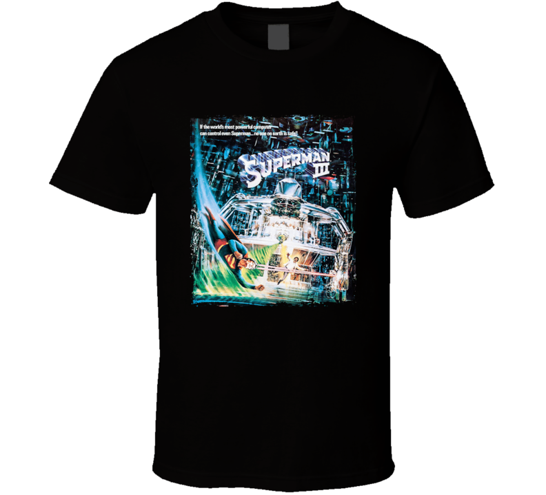 Superman 3 Movie T Shirt Superman 3 Movie T Shirt