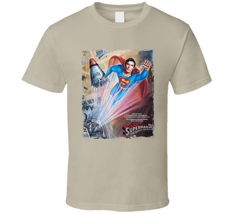 Superman 4 Movie T Shirt Superman 4 Movie T Shirt