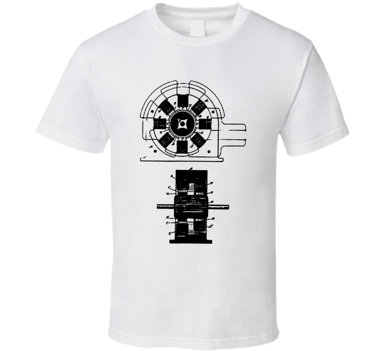 Nikola Tesla Alternating Current Motor T Shirt Nikola Tesla Alternating Current Motor T Shirt