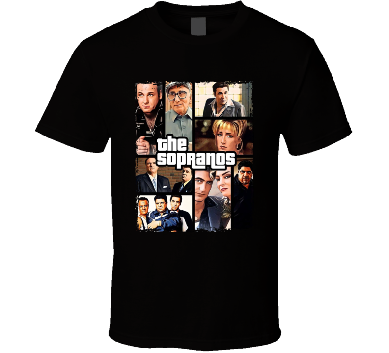 The Sopranos Cast Collage T Shirt The Sopranos Cast Collage T Shirt