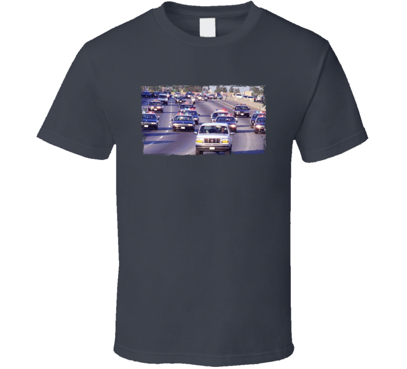 O.j. Simpson White Bronco Chase T Shirt O.j. Simpson White Bronco Chase T Shirt