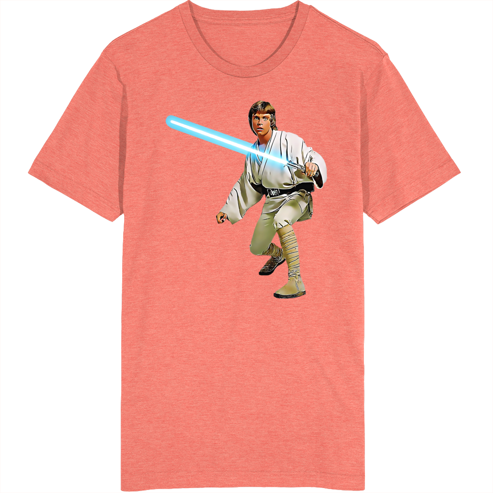 Luke Skywalker Lightsaber Movie T Shirt Luke Skywalker Lightsaber Movie T Shirt