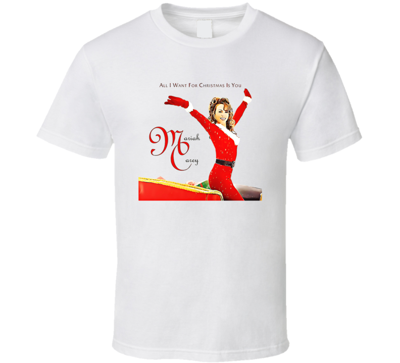 All I Want For Christmas Is You Music Cover T Shirt All I Want For Christmas Is You Music Cover T Shirt
