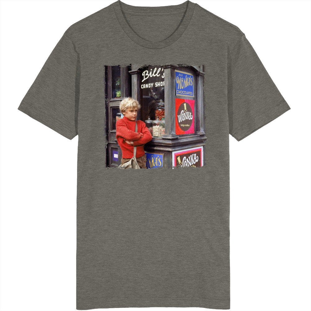Willy Wonka And The Chocolate Factory Charlie Candy Shop T Shirt Willy Wonka And The Chocolate Factory Charlie Candy Shop T Shirt