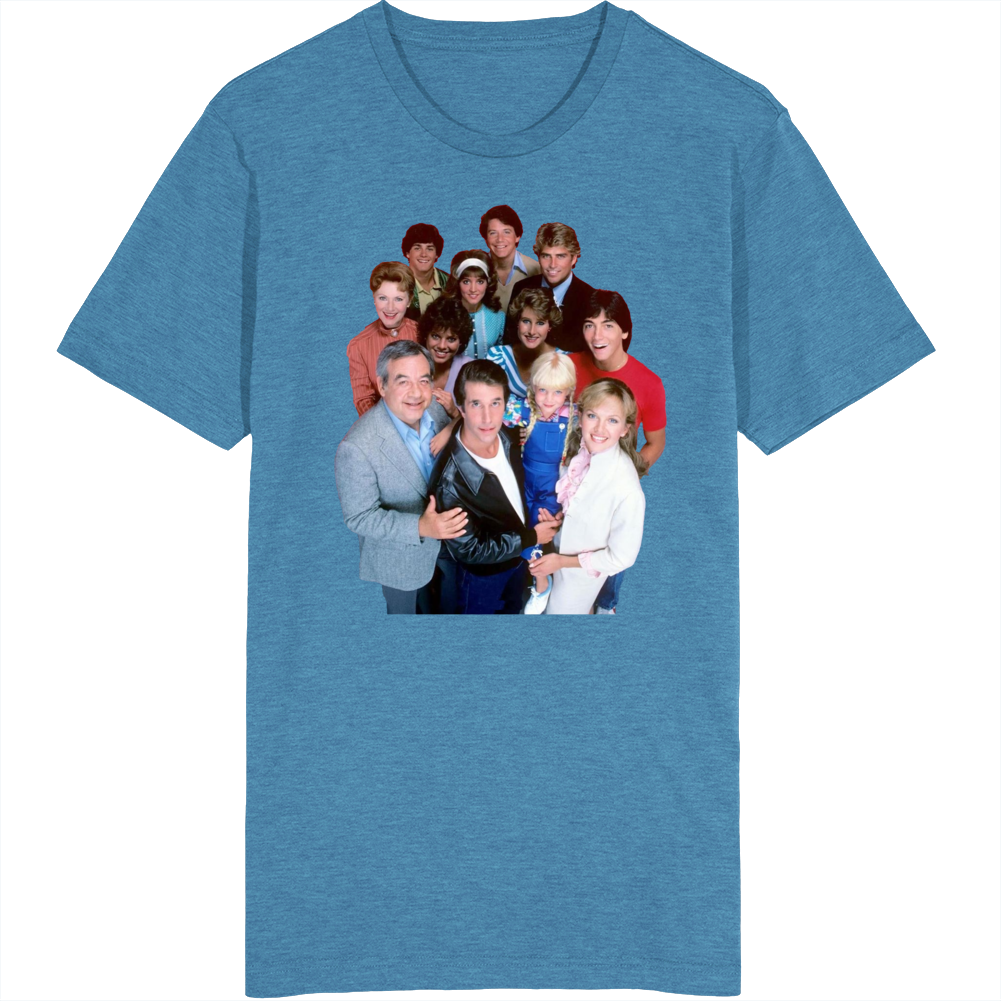 Happy Days Cast Photo T Shirt Happy Days Cast Photo T Shirt