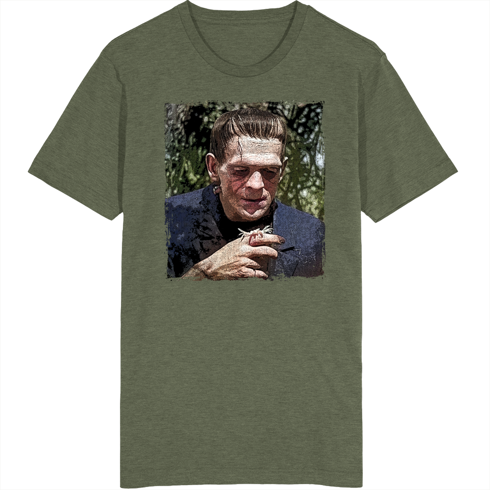 Frankenstein With A Flower T Shirt Frankenstein With A Flower T Shirt