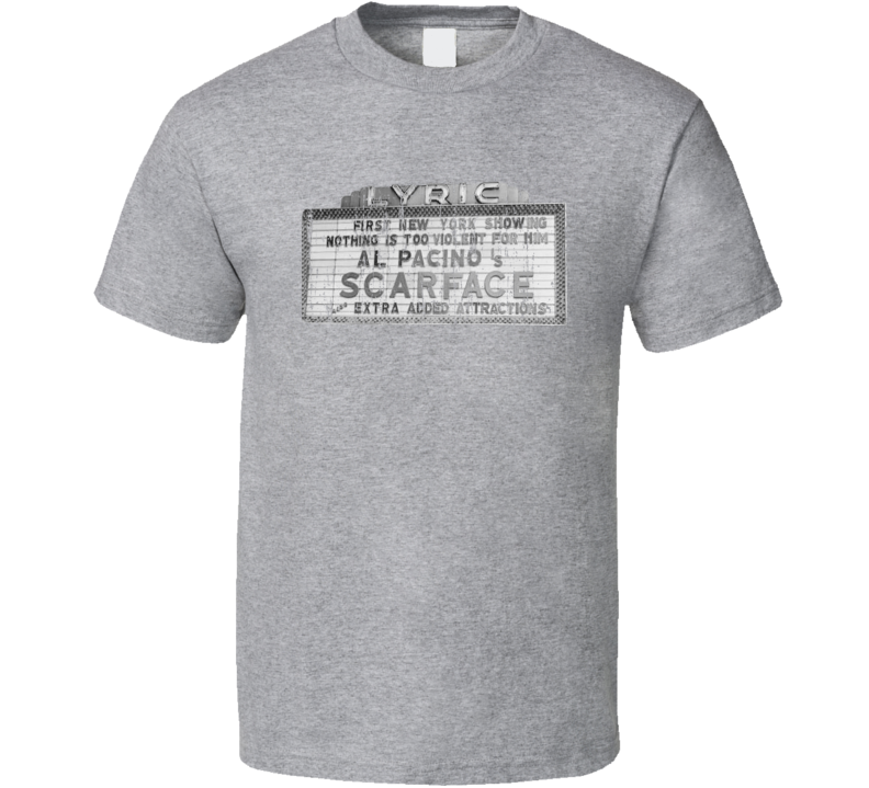 Scarface Retro Theater Marquee T Shirt Scarface Retro Theater Marquee T Shirt