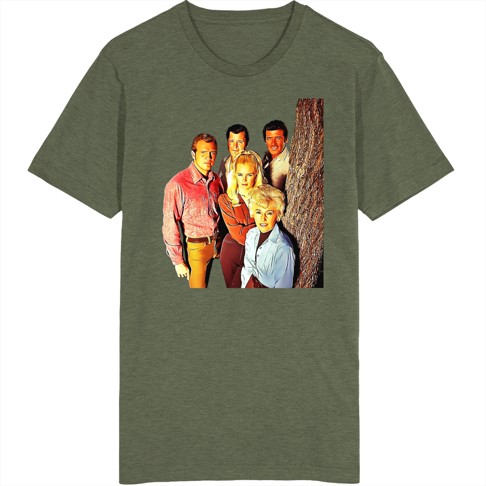 The Big Valley Cast Photo T Shirt The Big Valley Cast Photo T Shirt