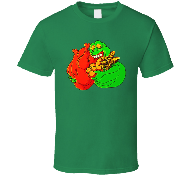Ghostbusters Slimer Thanksgiving Feast T Shirt Ghostbusters Slimer Thanksgiving Feast T Shirt