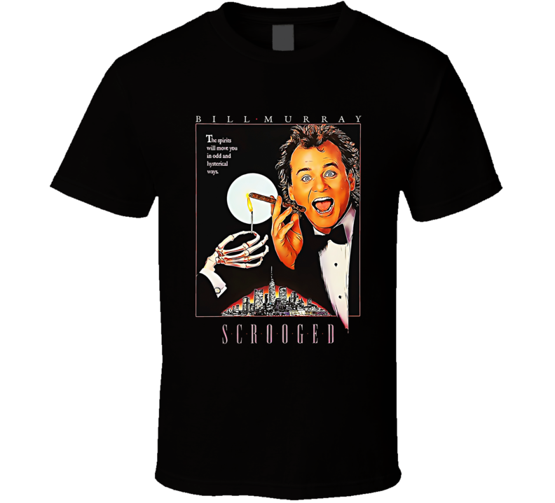 Scrooged Bill Murray Movie T Shirt Scrooged Bill Murray Movie T Shirt