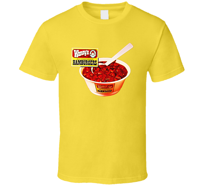Wendy's Bowl Of Chili T Shirt Wendy's Bowl Of Chili T Shirt