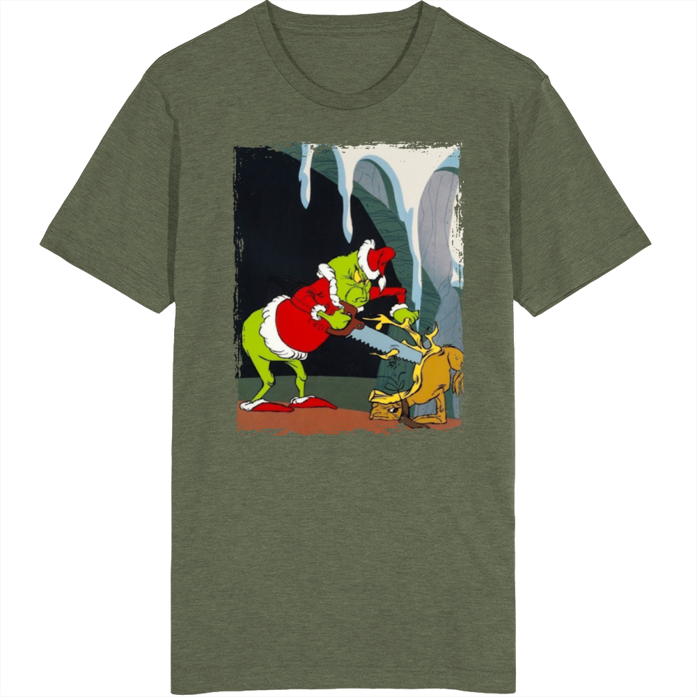 The Grinch Who Stole Christmas Making Antlers T Shirt The Grinch Who Stole Christmas Making Antlers T Shirt