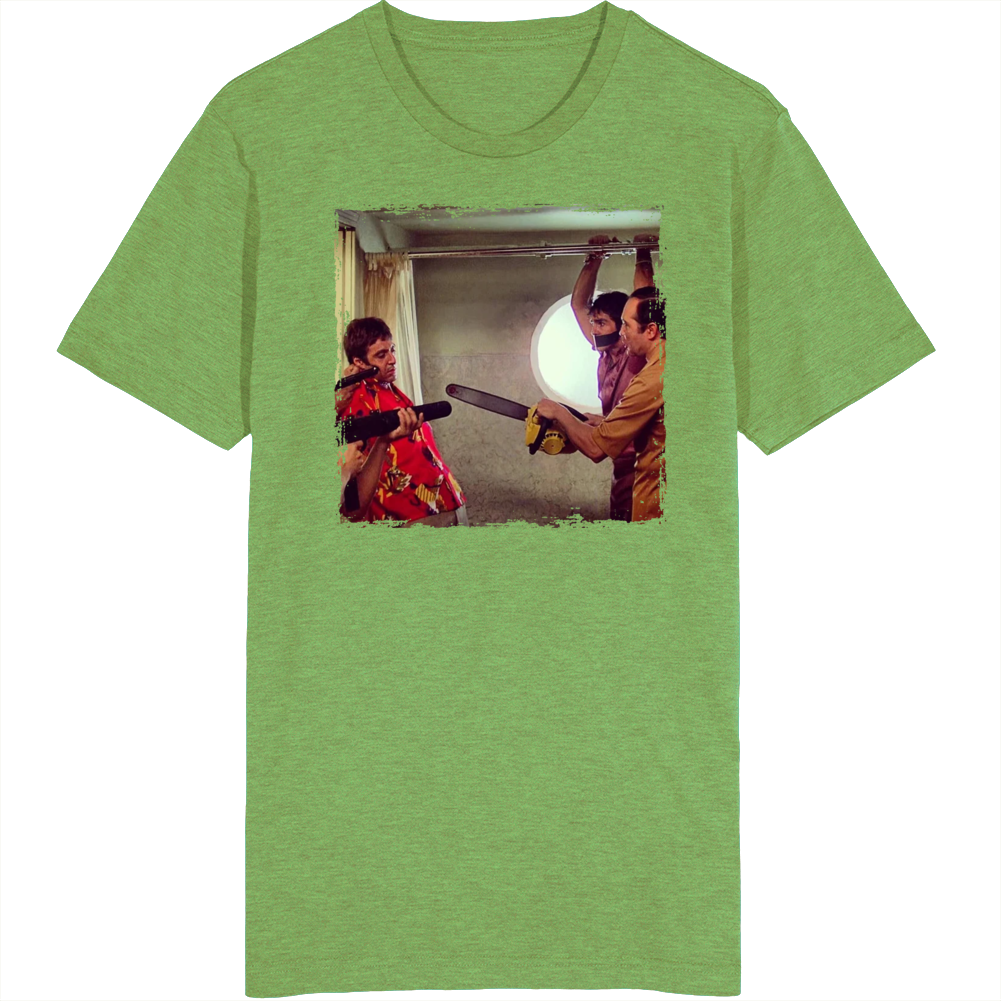 Scarface Chainsaw Scene T Shirt Scarface Chainsaw Scene T Shirt