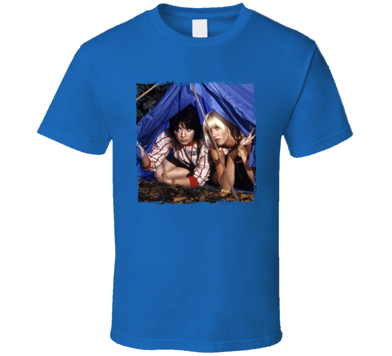 Three's Company Janet Chrissy Camping T Shirt Three's Company Janet Chrissy Camping T Shirt