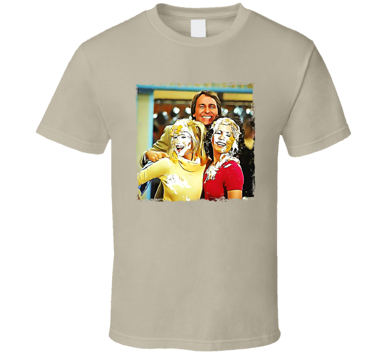 Three's Company Cake Fight T Shirt Three's Company Cake Fight T Shirt