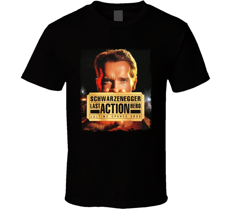 Last Action Hero Italian Movie T Shirt Last Action Hero Italian Movie T Shirt