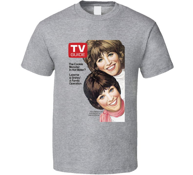 Laverne And Shirley Tv Guide Cover T Shirt Laverne And Shirley Tv Guide Cover T Shirt