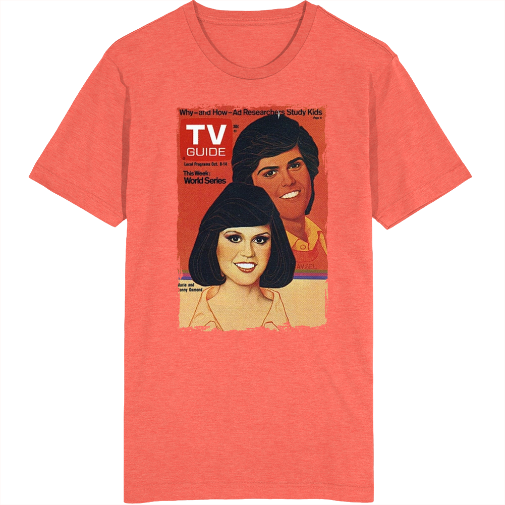 Donnie And Marie Tv Guide Cover T Shirt Donnie And Marie Tv Guide Cover T Shirt
