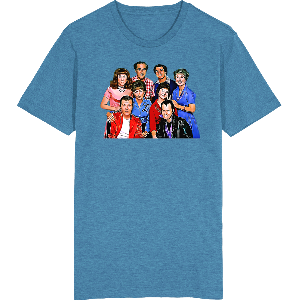 Laverne And Shirley Cast 70s Tv T Shirt Laverne And Shirley Cast 70s Tv T Shirt
