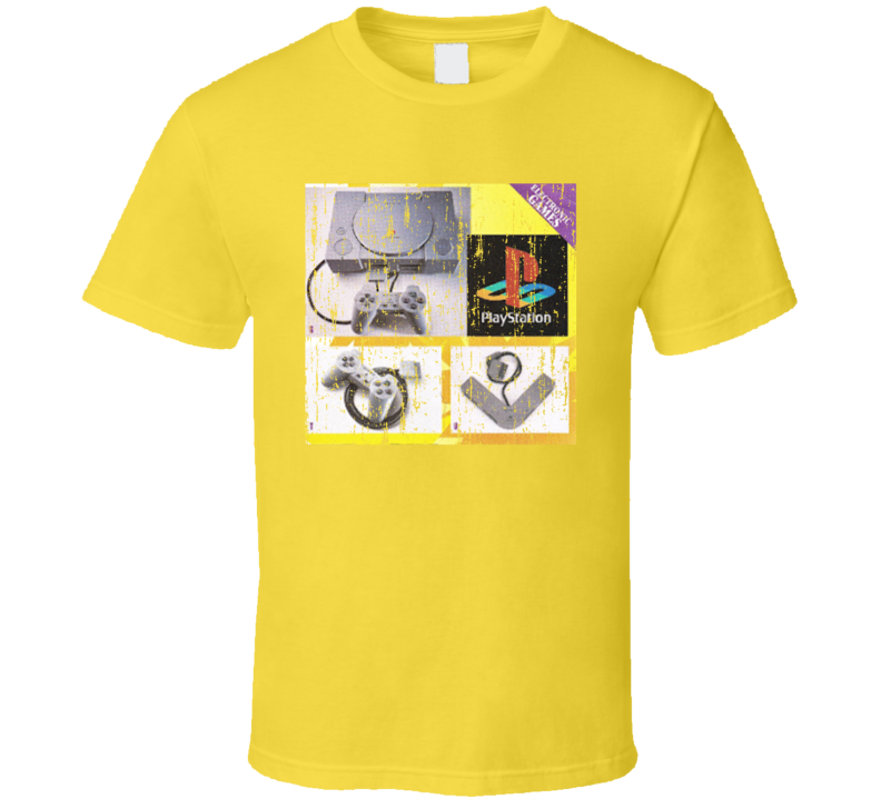 Playstation Retro Ad T Shirt Playstation Retro Ad T Shirt