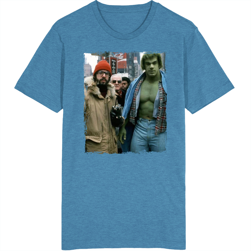 Lou Ferrigno The Incredible Hulk On Set T Shirt Lou Ferrigno The Incredible Hulk On Set T Shirt