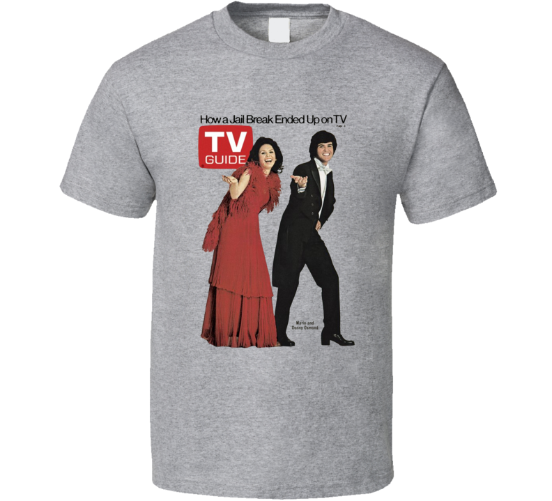 Donnie And Marie Tv Guide Cover August 1976 T Shirt Donnie And Marie Tv Guide Cover August 1976 T Shirt