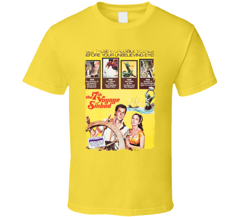 The 7th Voyage Of Sinbad Movie T Shirt The 7th Voyage Of Sinbad Movie T Shirt