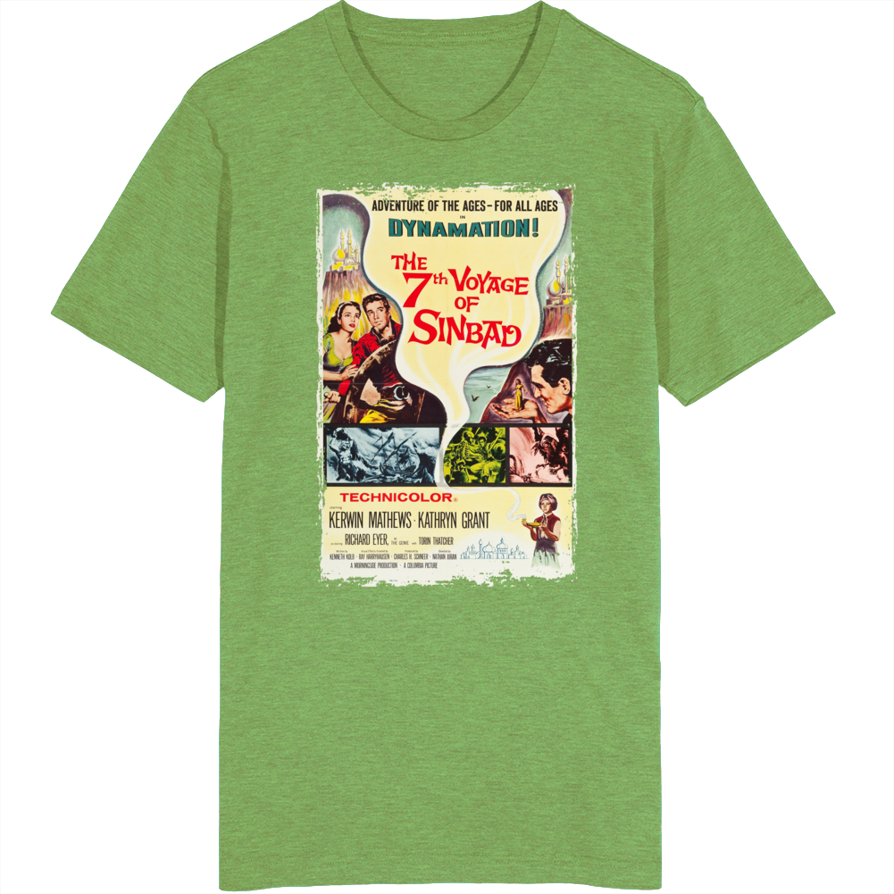 The 7th Voyage Of Sinbad 1958 Movie T Shirt The 7th Voyage Of Sinbad 1958 Movie T Shirt