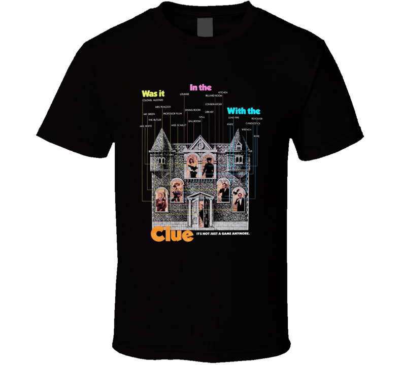 Clue Movie T Shirt Clue Movie T Shirt