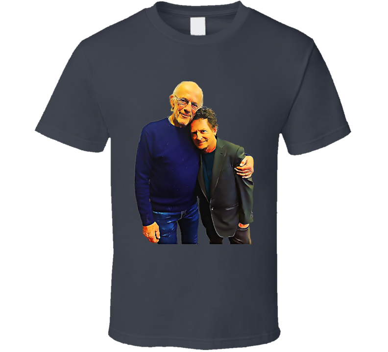 Back To The Future Marty Doc Brown Reunion T Shirt Back To The Future Marty Doc Brown Reunion T Shirt