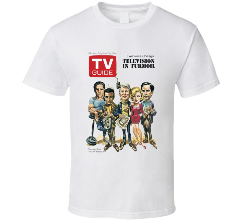 Mission Impossible Tv Guide Cover T Shirt Mission Impossible Tv Guide Cover T Shirt