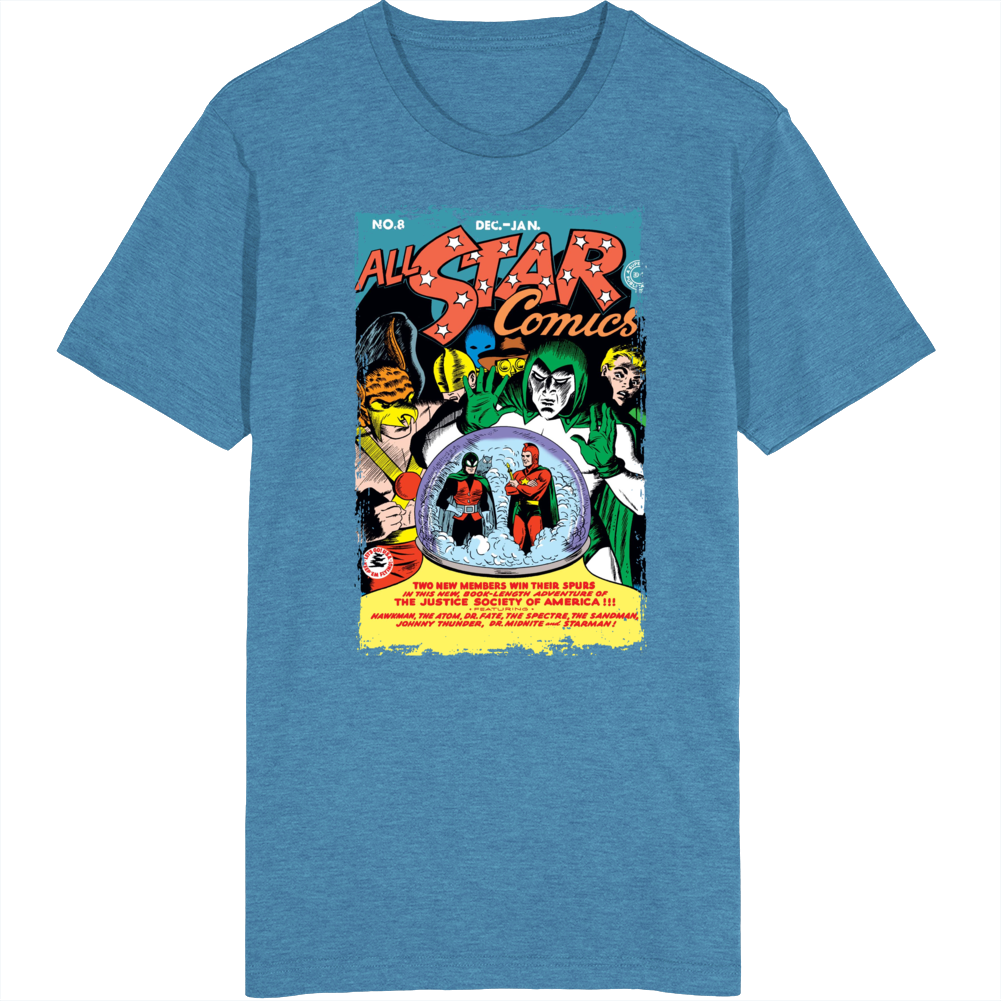 All Star Comics Issue No 8 T Shirt All Star Comics Issue No 8 T Shirt