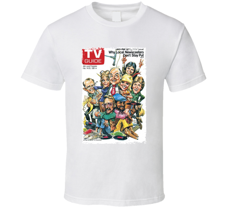 Wkrp In Cincinnati Tv Guide Cover T Shirt Wkrp In Cincinnati Tv Guide Cover T Shirt