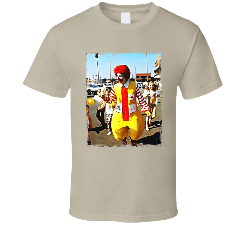 Ronald Mcdonald Greeting Friends T Shirt Ronald Mcdonald Greeting Friends T Shirt