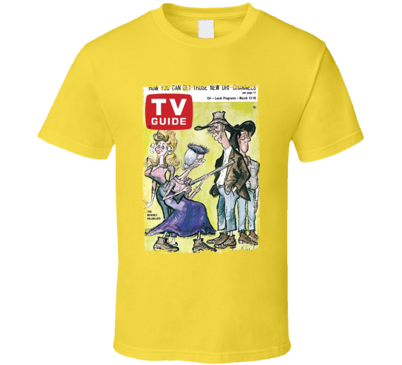 The Beverly Hillbillies Tv Guide T Shirt The Beverly Hillbillies Tv Guide T Shirt
