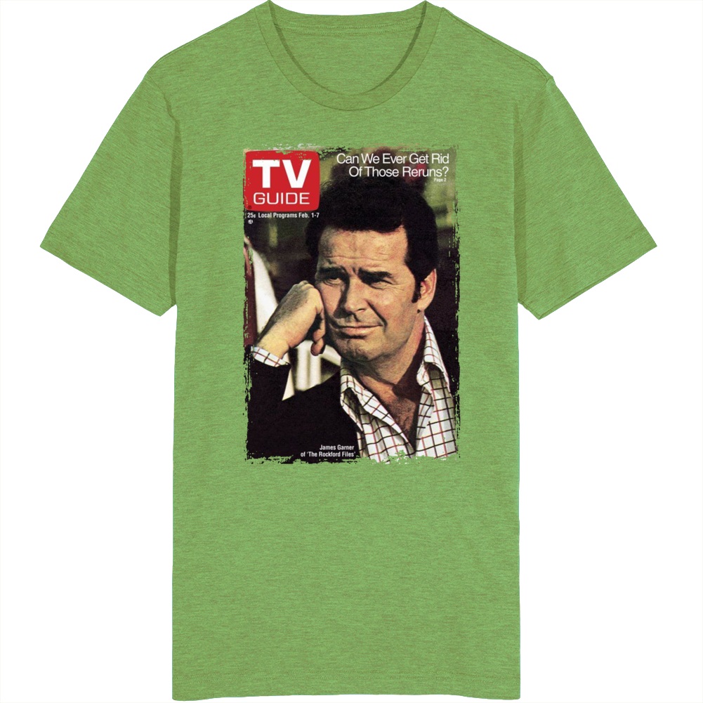The Rockford Files Tv Guide Cover T Shirt The Rockford Files Tv Guide Cover T Shirt