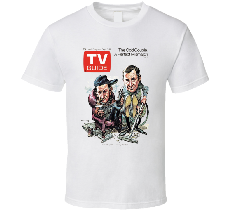 The Odd Couple Tv Guide Cover T Shirt The Odd Couple Tv Guide Cover T Shirt